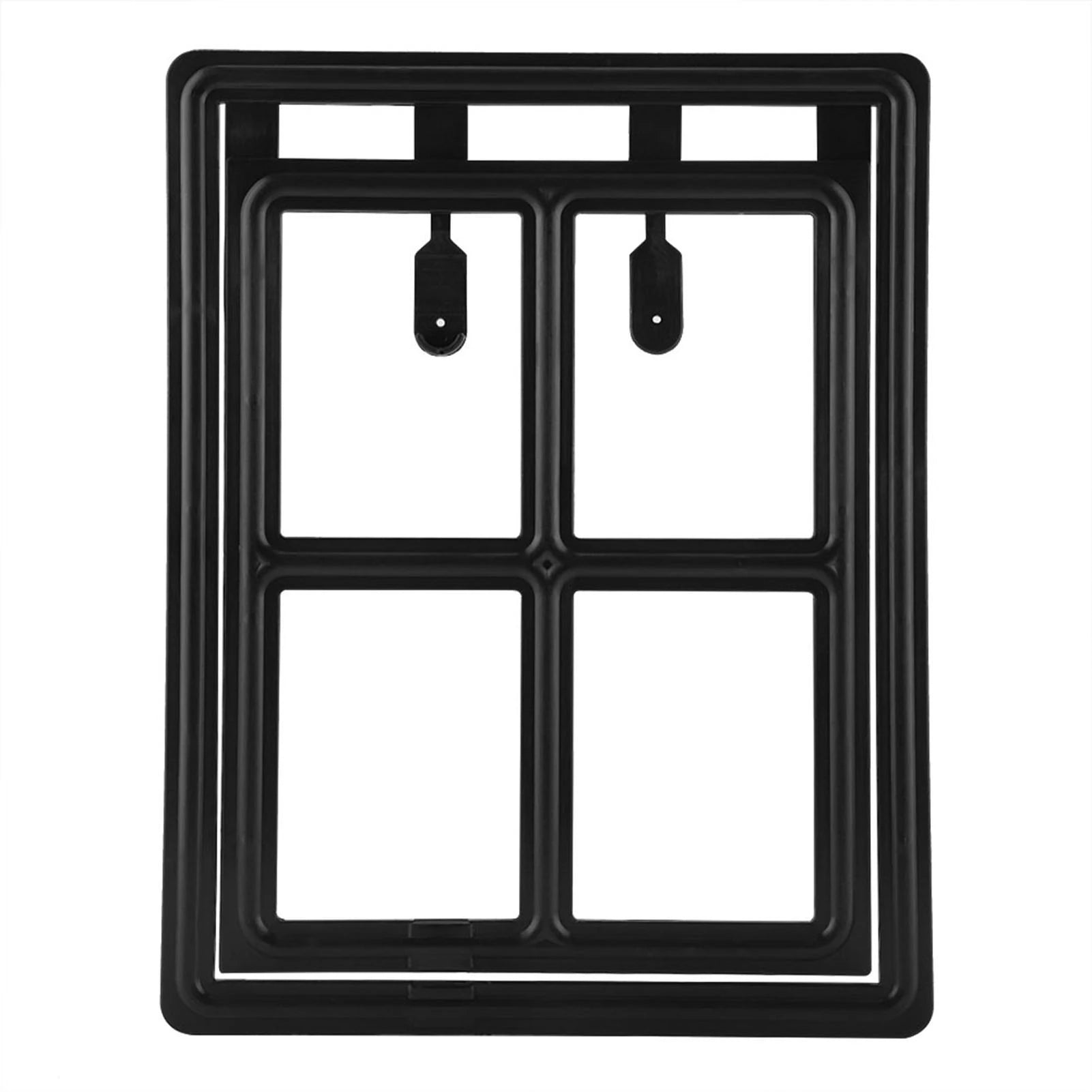 Cat Door Cat Door for Screen Door Pet Dog Door Plastic Pet Dog Puppy Cat Door Magnetic Locking Safe Flap for Screen Window Gate