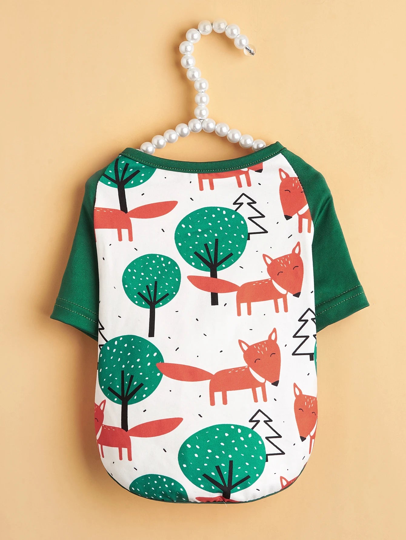 Dog T-Shirts with Sunflower/Fox-Tree Prints, Trendy Daily Puppy Clothes Attire for Small Dogs Cats Outdoor Costume Party Outfits