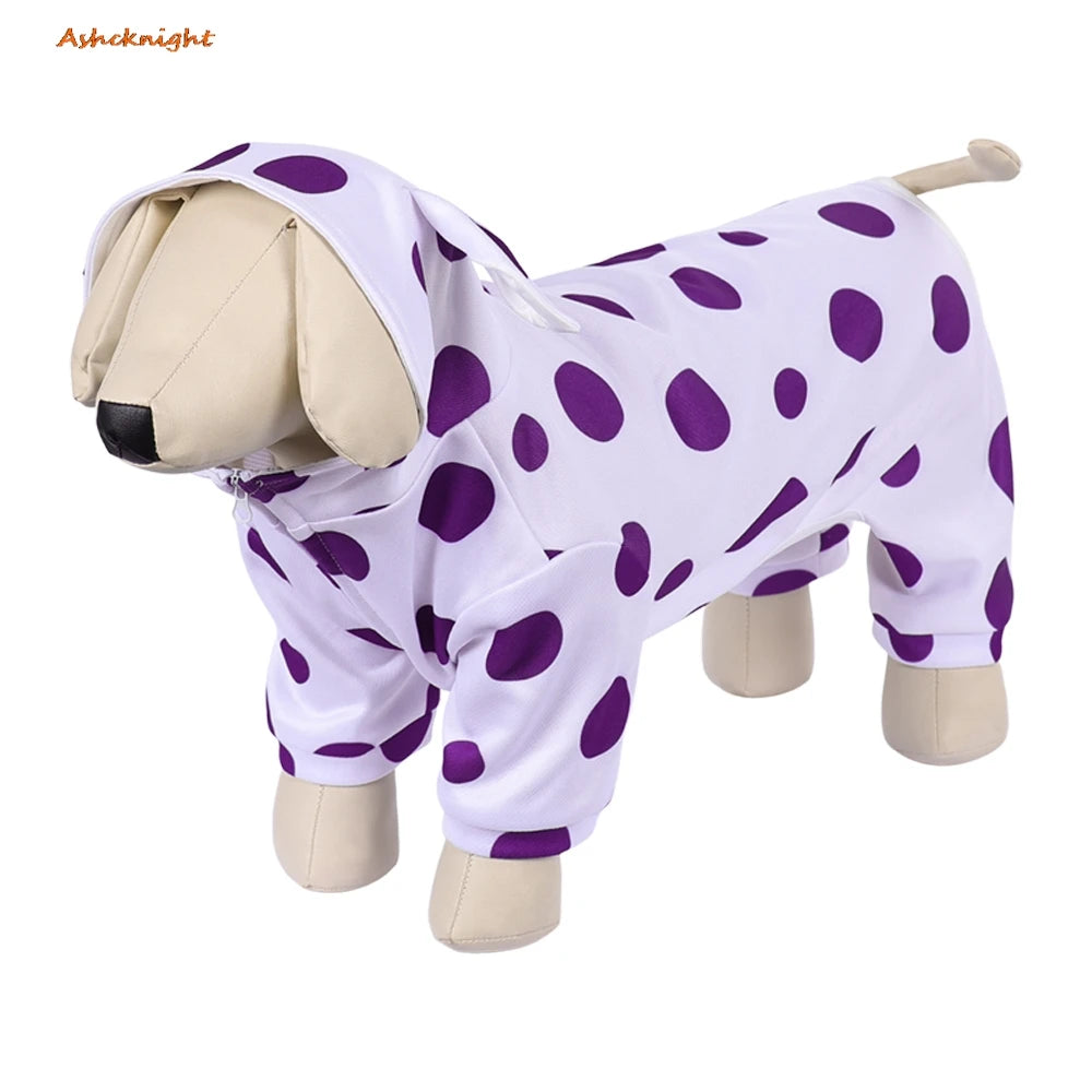 2026 Live Action TV Pirate Cosplay Mr.13 Pet Dog Purple Clothes Halloween Costume Carnival Outfit Suits Party Disguise Roleplay
