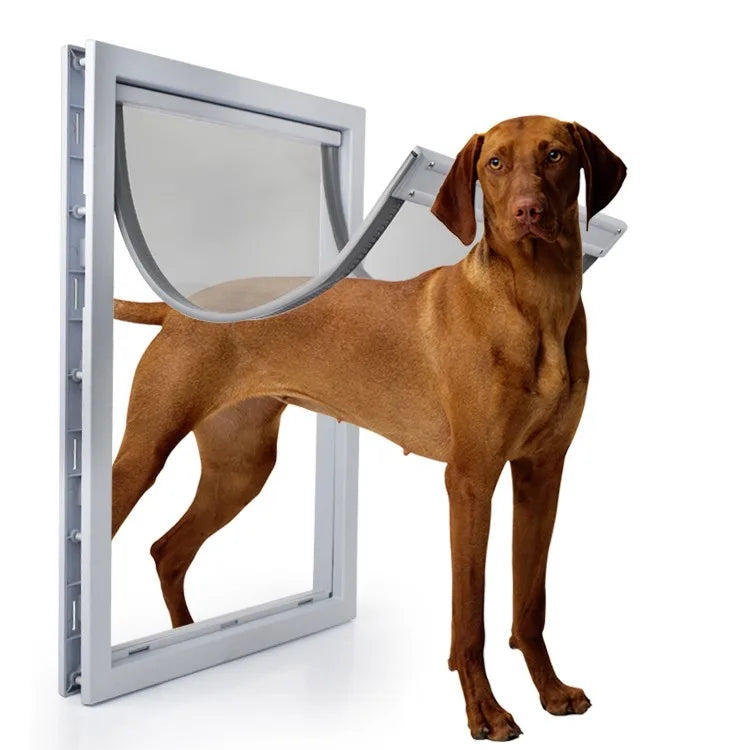 Pet Door for Doors High Quality ABS Flame PVC Enter Outer Flap Door Anti Raining Door Cover Extra Insulated & Cold Weather