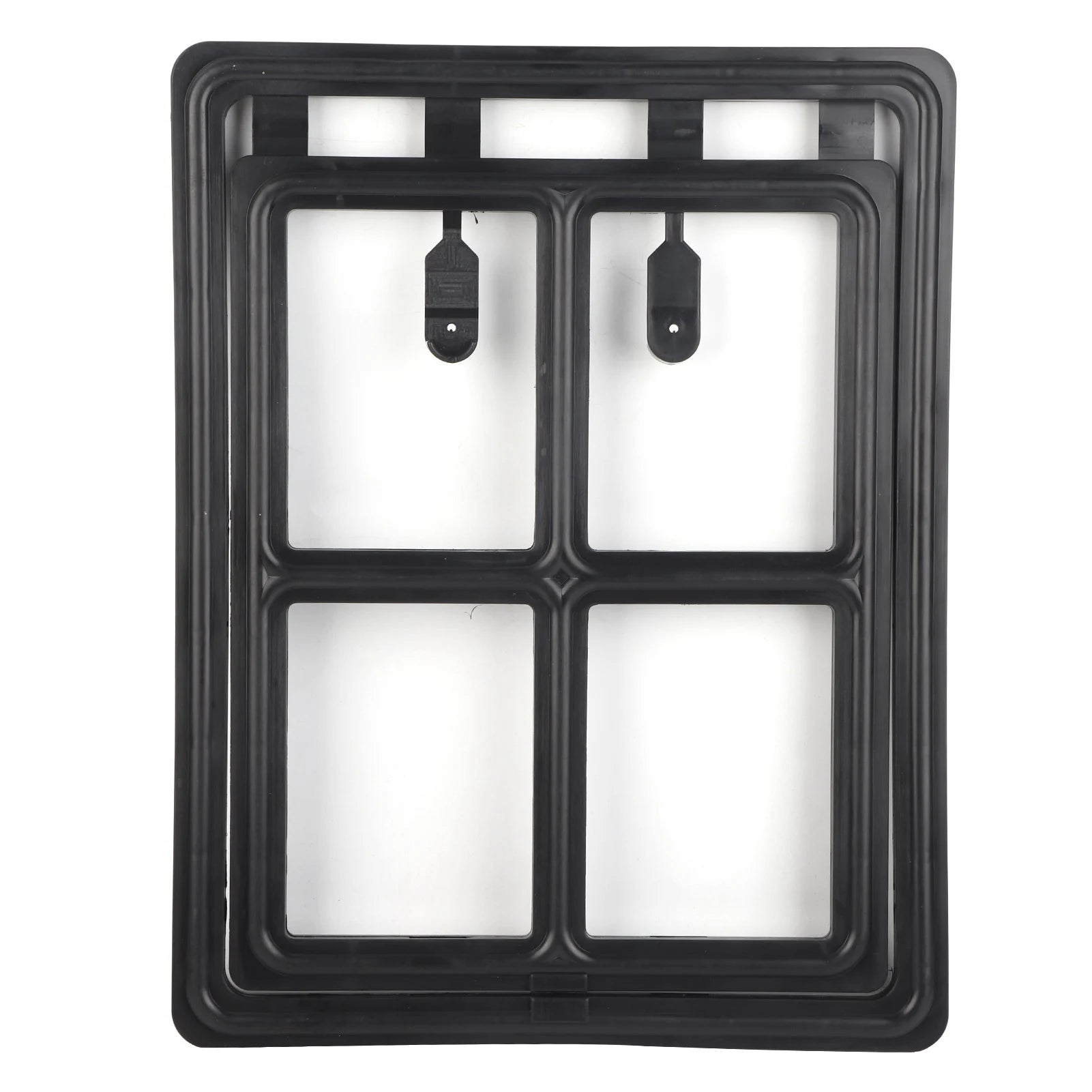 Cat Door Cat Door for Screen Door Pet Dog Door Plastic Pet Dog Puppy Cat Door Magnetic Locking Safe Flap for Screen Window Gate