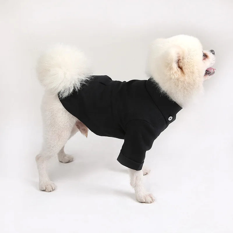 Spring and Autumn Pet Bottoming Shirts Versatile Slim Dog Clothes Boutique Pet Trendy Clothes
