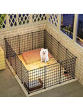 Indoor Dog Fence Cage Teddy Style Small Dog Pet Fence Doggy Yard Home Use Chihuahua Puppy Kennel Barrier Gate for Canines