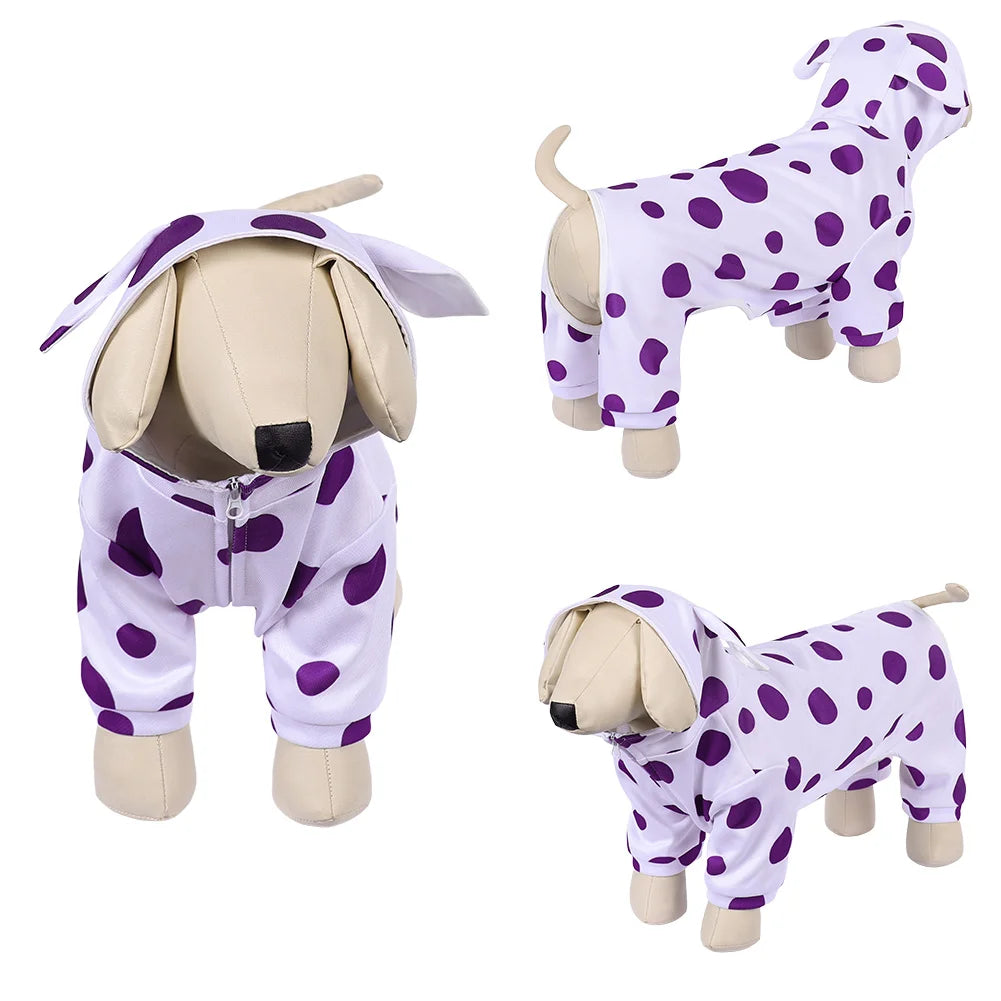 2026 Live Action TV Pirate Cosplay Mr.13 Pet Dog Purple Clothes Halloween Costume Carnival Outfit Suits Party Disguise Roleplay