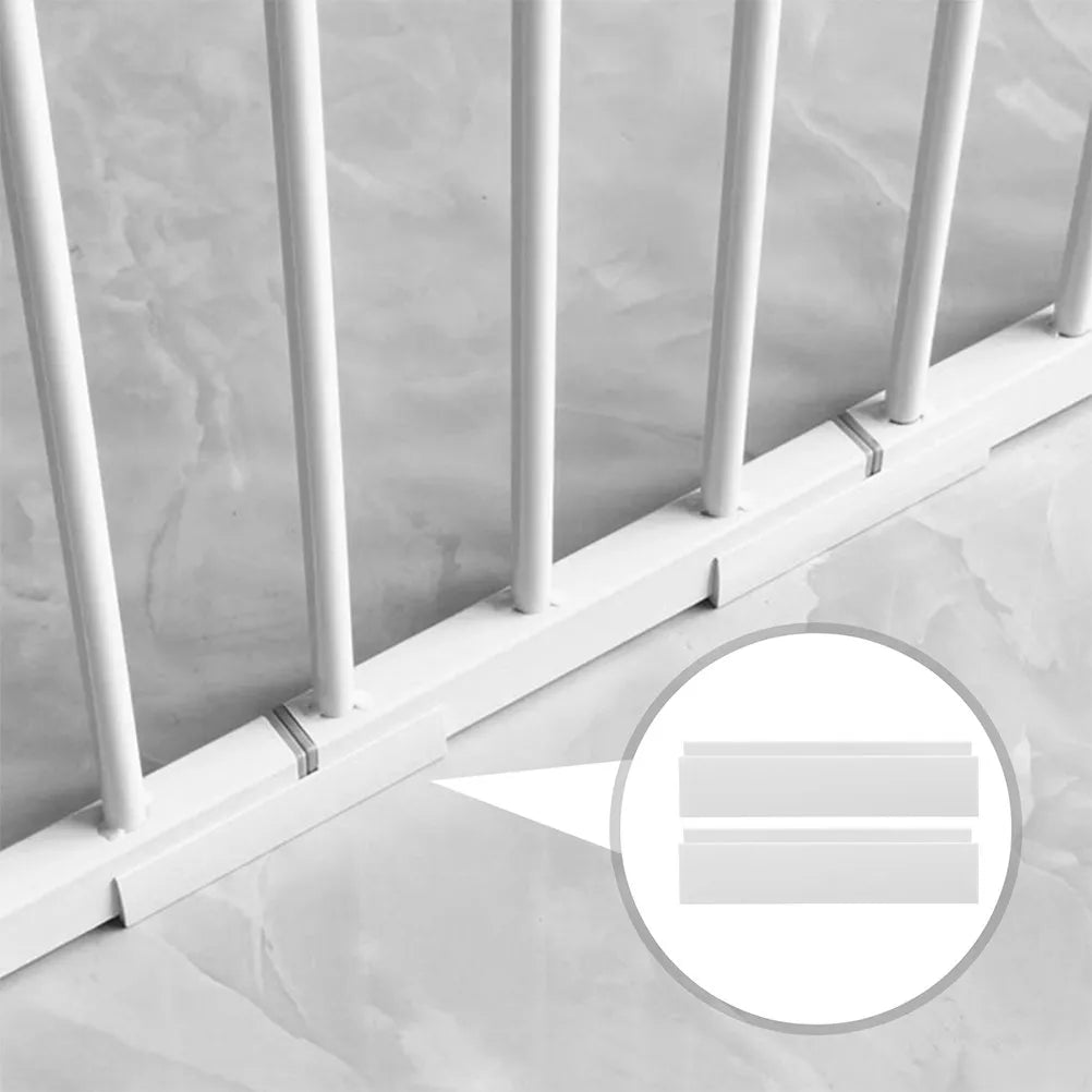 4Pcs Dog Fence Support U Shaped Pet Gate Reinforcement Slot for Baby Gate Stair Door Barrier Safety Protection