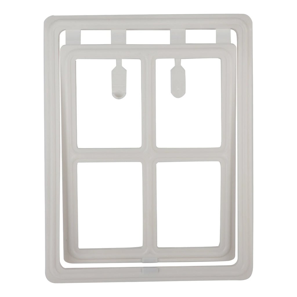 Cat Door Cat Door for Screen Door Pet Dog Door Plastic Pet Dog Puppy Cat Door Magnetic Locking Safe Flap for Screen Window Gate