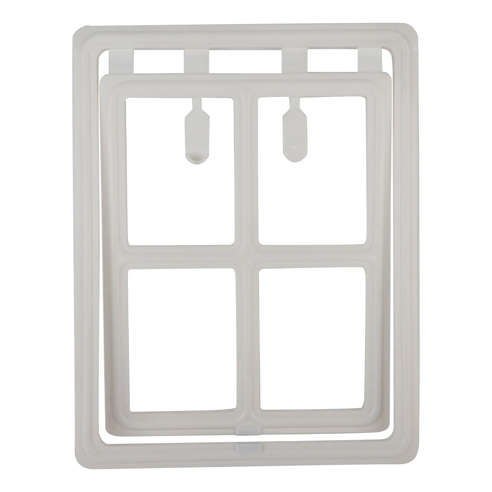 Cat Door Cat Door for Screen Door Pet Dog Door Plastic Pet Dog Puppy Cat Door Magnetic Locking Safe Flap for Screen Window Gate