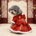 New New Year's Tang style Big Dog Clothes Autumn/Winter Clothes
